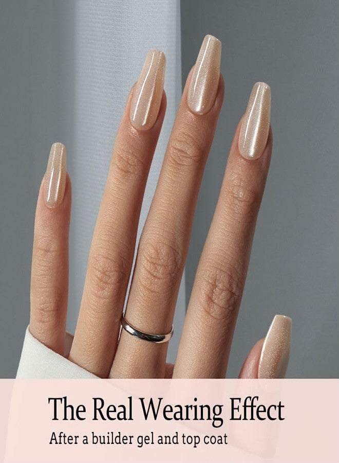 btartboxnails أظافر BTArtboxnails بتصميم عين القطة XCOATTIPS - أطراف أظافر جل ناعمة على شكل نعش، أظافر لامعة قصيرة قابلة للضغط، أظافر أكريليك صناعية قابلة للإزالة، أظافر لاصقة متوفرة بـ 16 مقاسًا - مجموعة تمديد أظافر مكونة من 160 قطعة، أورورا - Image 2